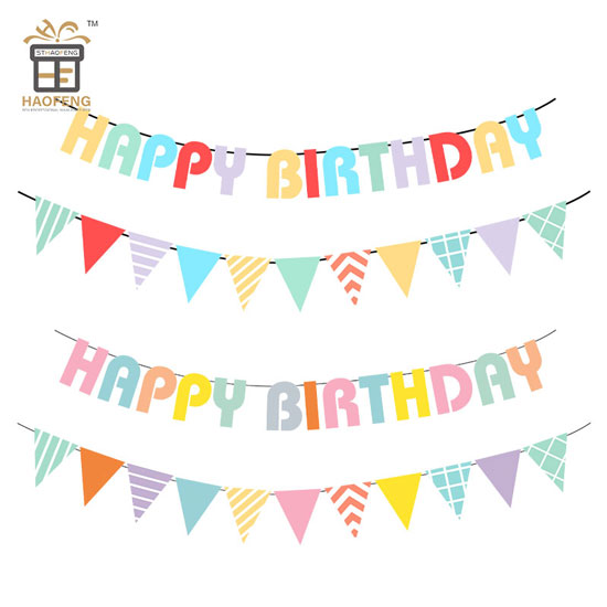 Happy Birthday Banner Party Decoration